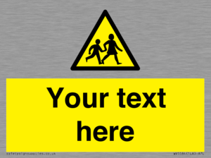 Custom Warning children Sign